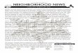 Neighborhood News - January/February 2016