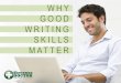 Why Good Writing Skills Matter