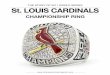 2011 St louis cardinals World series championship ring