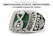 2015 Michigan state spartans cotton bowl classic championship ring