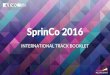 Sprinco international track booklet