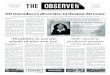 Print Edition of The Observer for Friday, April 22, 2016