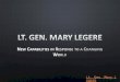 Lt. Gen. Mary Legere - New Capabilities in Response to a Changing World