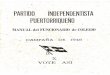 Manual del Funcionario de Colegio, PIP 1948