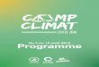 Programme camp climat 2106