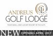Miniprospekt ANDREUS GOLF LODGE - your small & luxury resort in the alps - Opening April 2017
