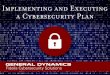 Implementing and Executing a Cybersecurity Plan