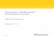 Symantec NetBackup™ Installation Guide: UNIX and Windows