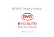 BYD F0 Owner's Manual
