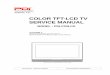 COLOR TFT-LCD TV SERVICE MANUAL