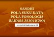 Materi Bahasa Jawa Kuna: Sandhi dalam Bahasa Jawa Kuna