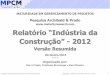 relatório engenharia e construção