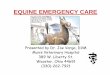 EQUINE EMERGENCY CARE - Wayne SWCD