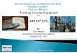 Training Course Explained on API RP 578 RP 578 By Don Mears 