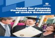 Guide for Parents, Partners and Friends of UniSA Students