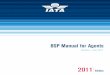 BSP Manual for Agents - IATA