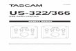 US-322/US-366 Owner's Manual - Tascam
