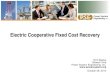 Electric Cooperative Fixed Cost Recovery