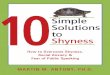 10 Simple Solutions to Shyness & Social Anxiety