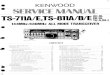 Kenwood - TS-711/TS811 Service manual
