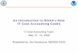 An Introduction to NOAA's New IT Cost Accounting Codes