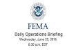 FEMA Daily Situation Report - June - 22 - 2016