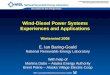 Wind-Diesel Power Systems - Experiences and Applications