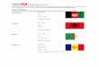 UN Flags - Pantone Color Specifications