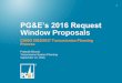 PG&E Presentation - 2016-2017 Transmission Planning Process
