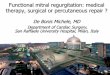 EAE - Functional mitral regurgitation: medical therapy, surgical or 