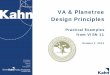VA & Planetree Design Principles