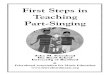 Handout: First Steps in Teaching Part-Singing