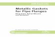 Metallic Gaskets for Pipe Flanges