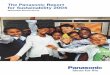 The Panasonic Report for Sustainability 2004 Matsushita Electric 