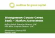 Montgomery County Green Bank – Market Assessment