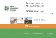 Adventures in AP Automation SCUG Meeting