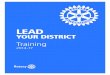 Lead Your District: Training