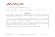 Avaya Communication Manager Survivable SIP Gateway Solution