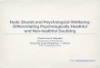 Duda (Doubt) and Psychological Wellbeing: Differentiating 