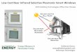 Low-Cost Near Infrared Selective Plasmonic Smart Windows (2.06 