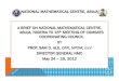 NATIONAL MATHEMATICAL CENTRE, ABUJA BY