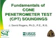Fundamentals of CONE PENETROMETER TEST (CPT) SOUNDINGS