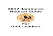 2017 Jamboree Medical Guide For Unit Leaders
