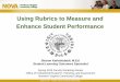 Using Rubrics to Measure and Enhance Student Performance