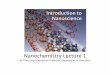 (i) Nanochemistry Lectures