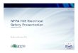NFPA 70E Electrical Safety Presentation