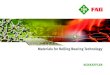 Materials for Rolling Bearing Technology
