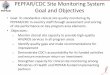 PEPFAR/CDC Site Monitoring System Goal and Objectives