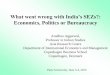 Export processing Zones In India : Analysis of the Export Performance