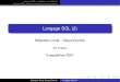 Langage SQL (2)